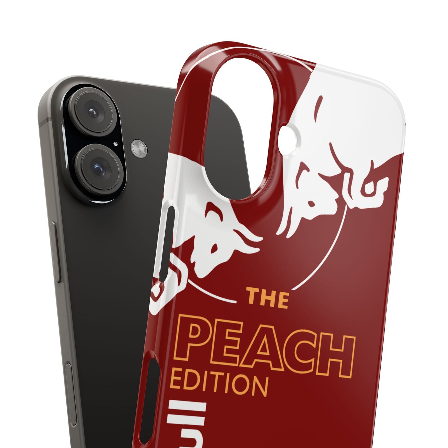 Red Bull Energy Drink iPhone Case - Peach Edition