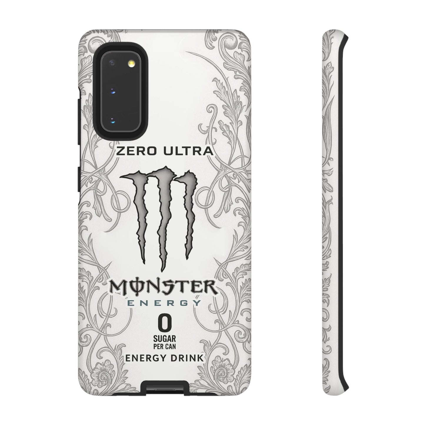 Monster White Ultra Energy Phone Case – For Samsung Galaxy & Google Pixel