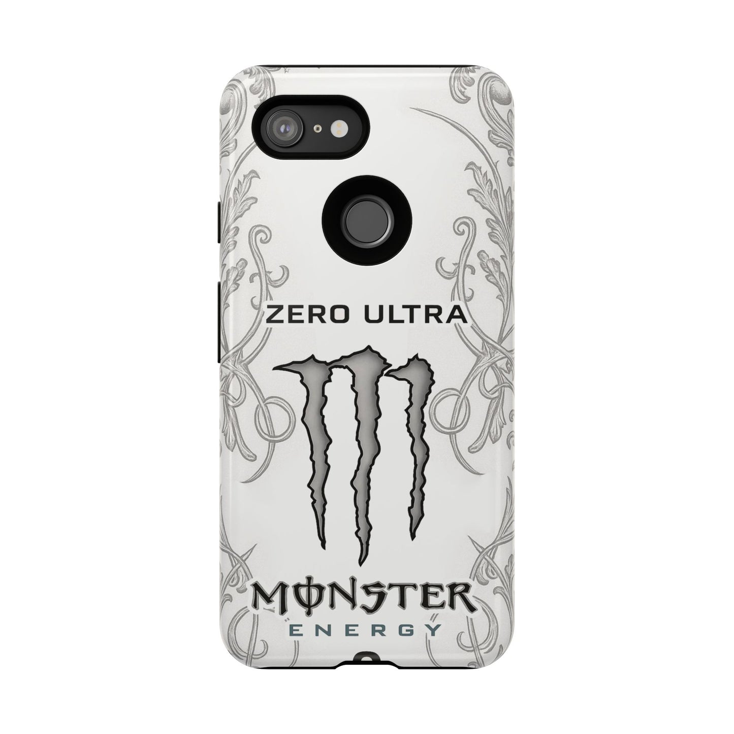 Monster White Ultra Energy Phone Case – For Samsung Galaxy & Google Pixel