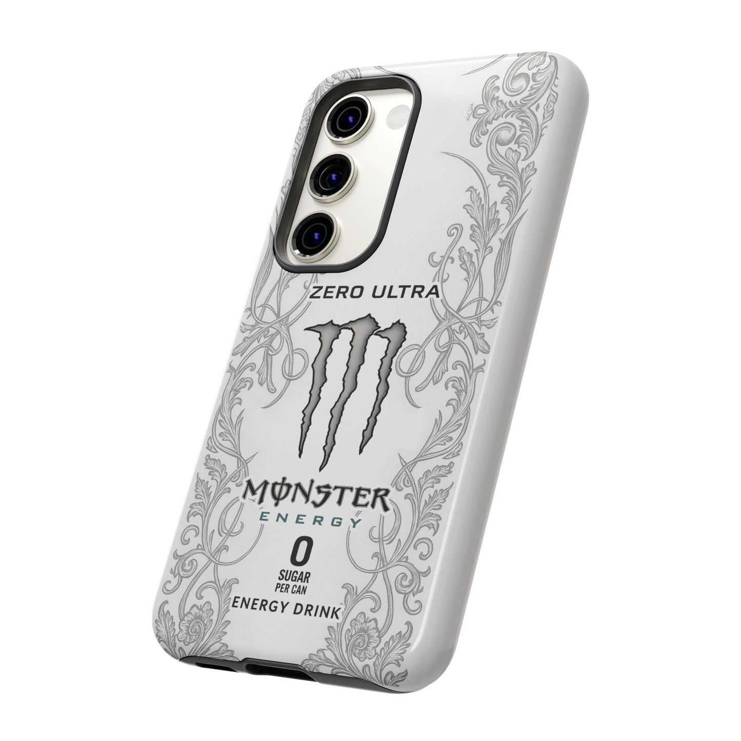 Monster White Ultra Energy Phone Case – For Samsung Galaxy & Google Pixel