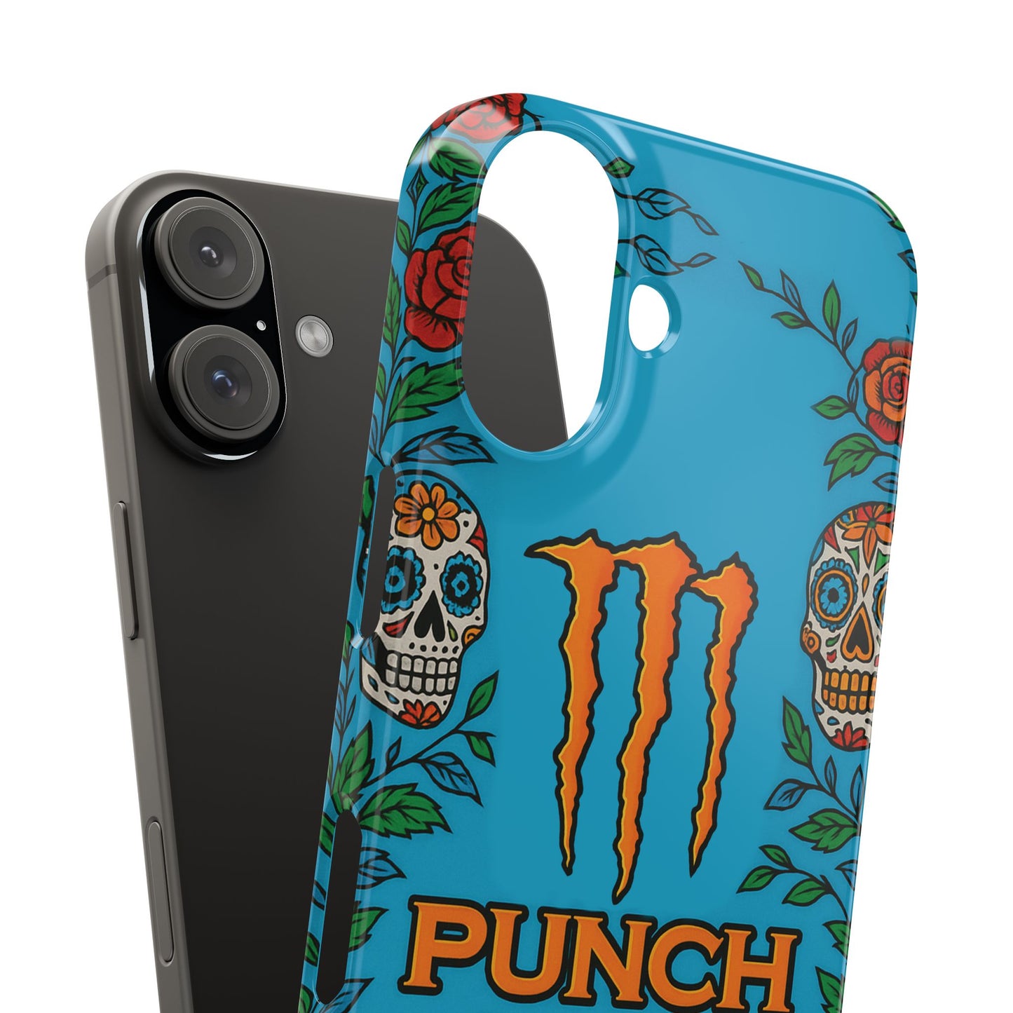 Monster Energy Mango Loco iPhone Case - Blue & Orange