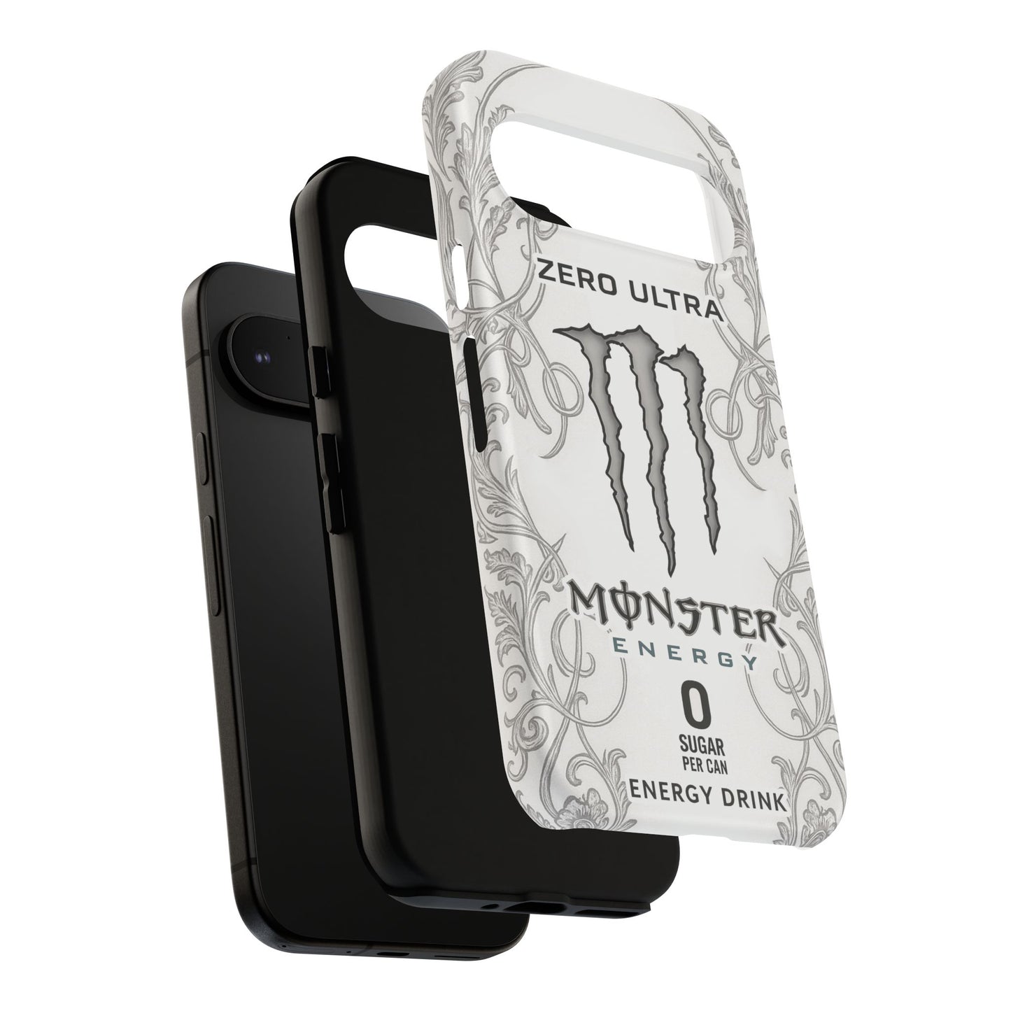 Monster White Ultra Energy Phone Case – For Samsung Galaxy & Google Pixel