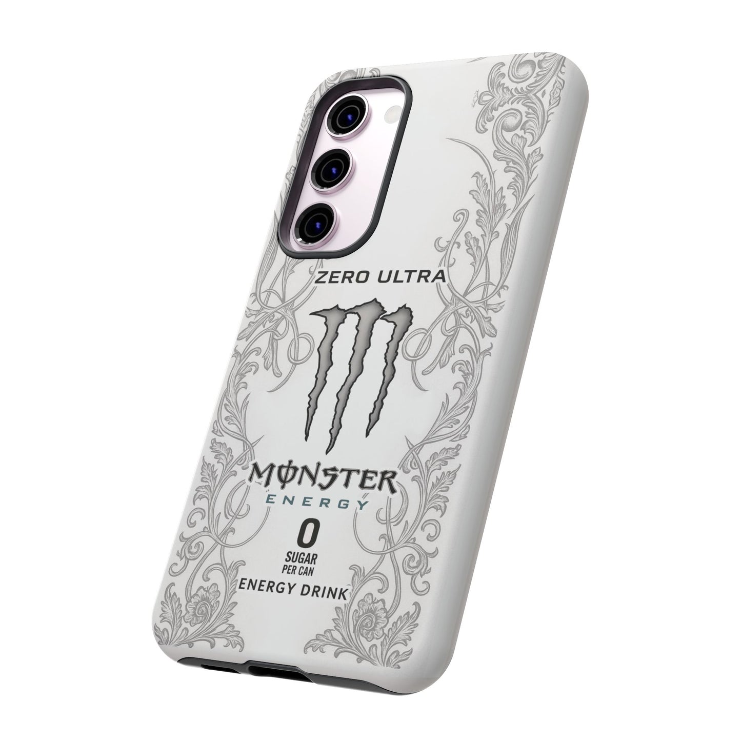 Monster White Ultra Energy Phone Case – For Samsung Galaxy & Google Pixel