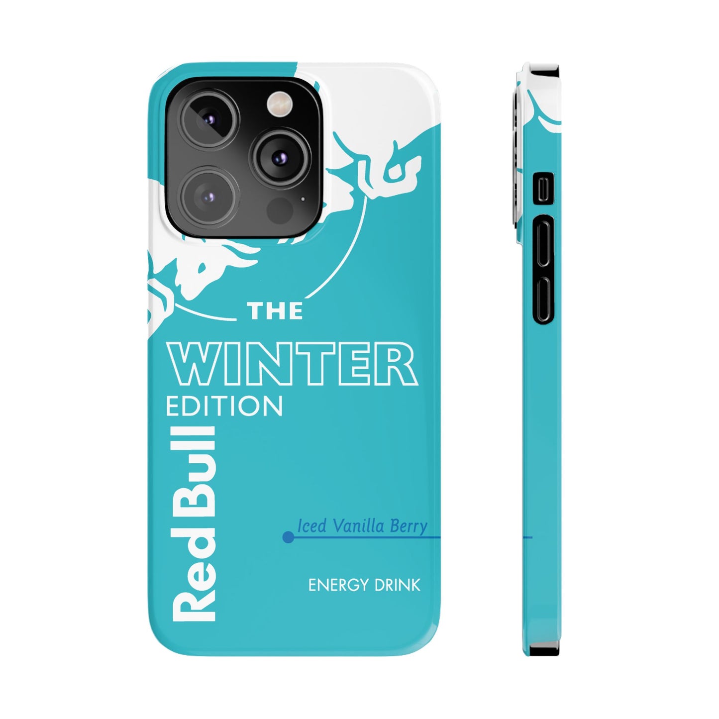 Red Bull Energy Drink iPhone Case - Winter Iced Vanilla Berry Edition