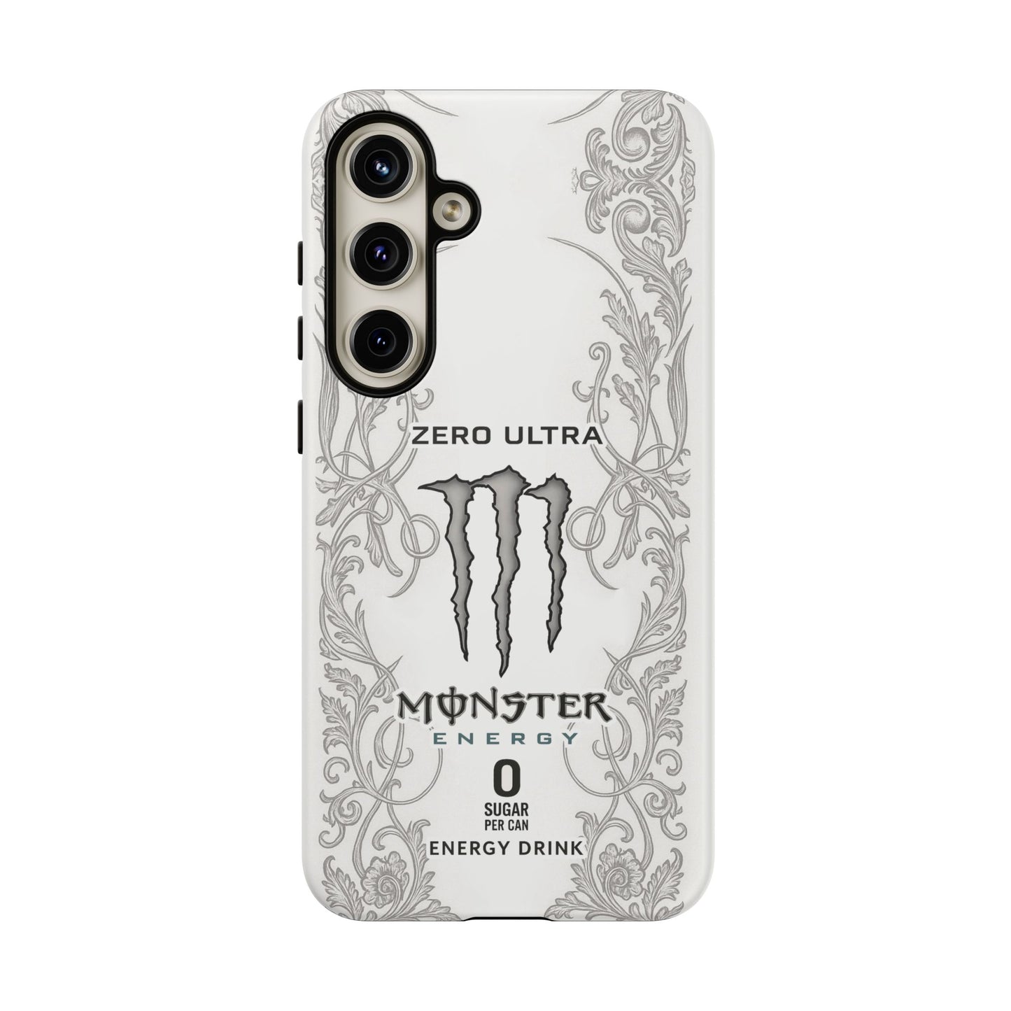 Monster White Ultra Energy Phone Case – For Samsung Galaxy & Google Pixel