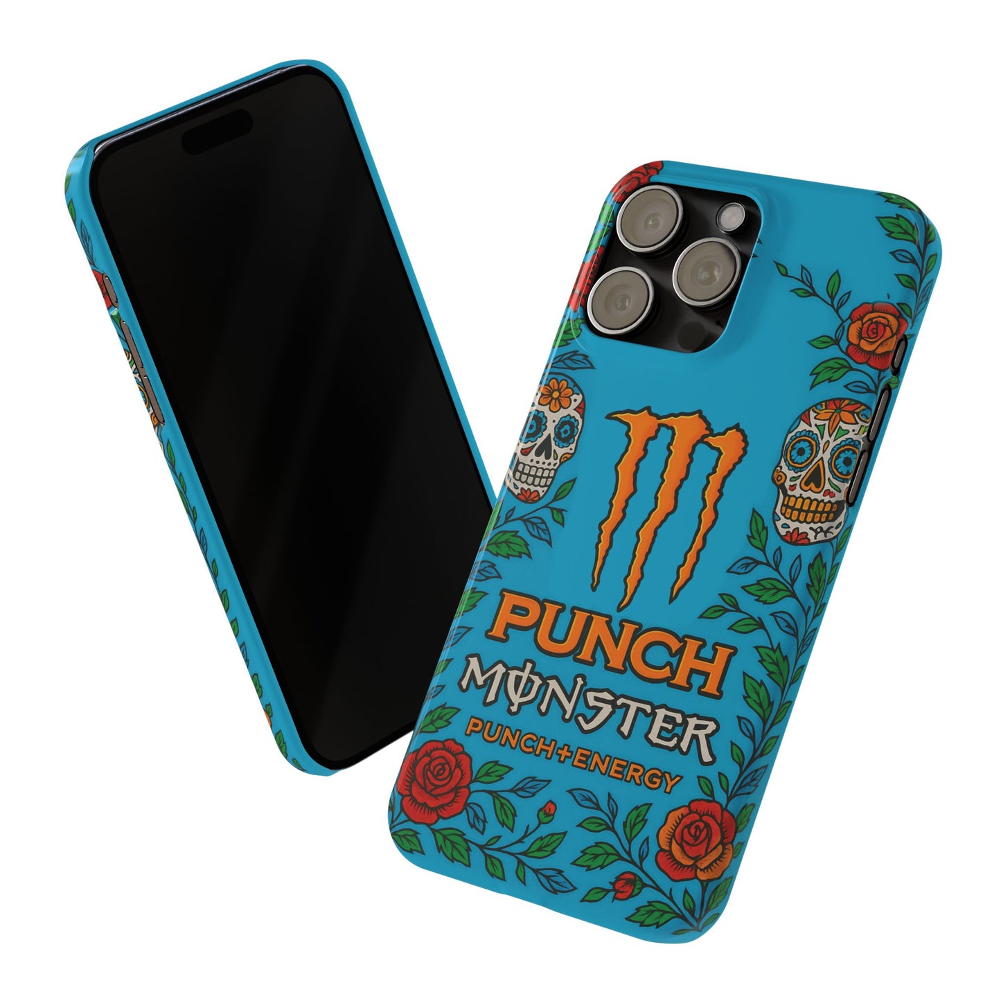 Monster Energy Mango Loco iPhone Case - Blue & Orange