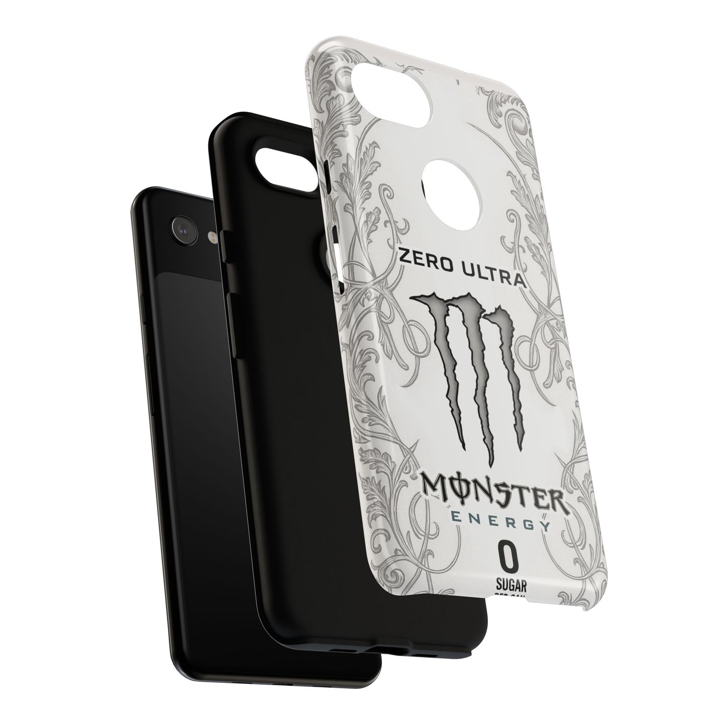 Monster White Ultra Energy Phone Case – For Samsung Galaxy & Google Pixel