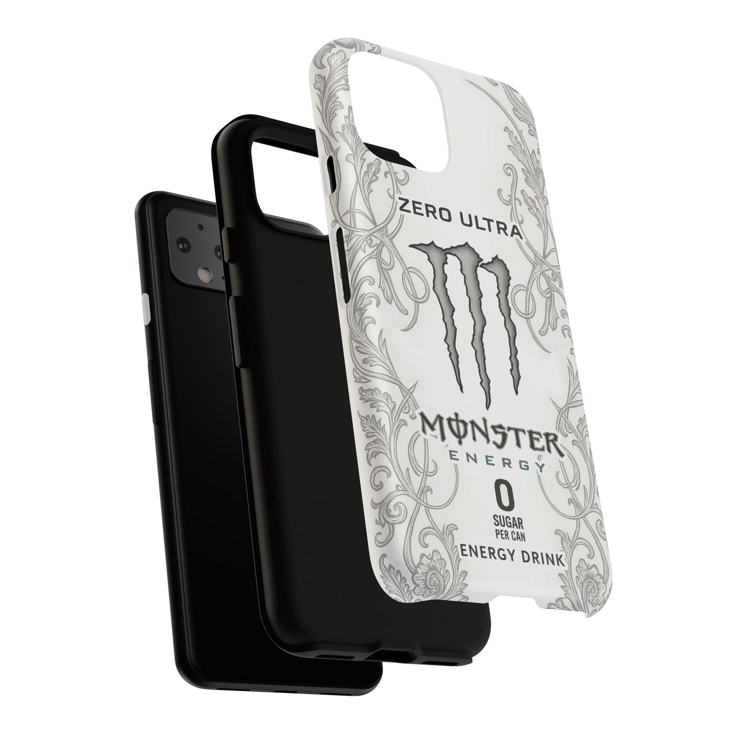 Monster White Ultra Energy Phone Case – For Samsung Galaxy & Google Pixel