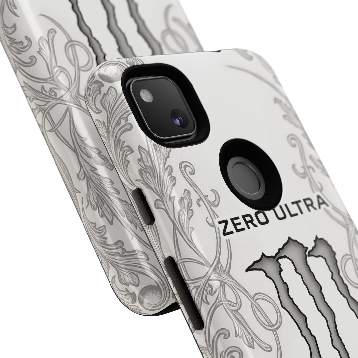 Monster White Ultra Energy Phone Case – For Samsung Galaxy & Google Pixel