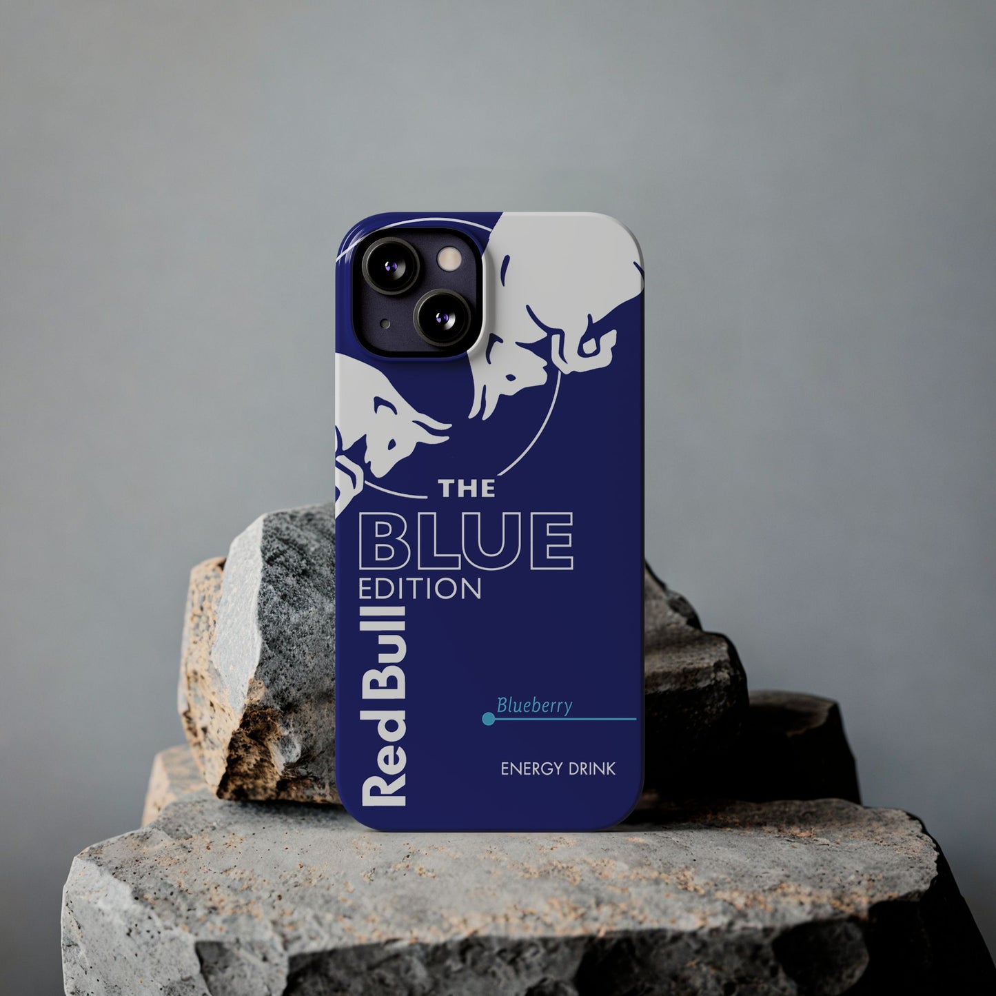 Red Bull Energy Drink iPhone Case - Blue Edition