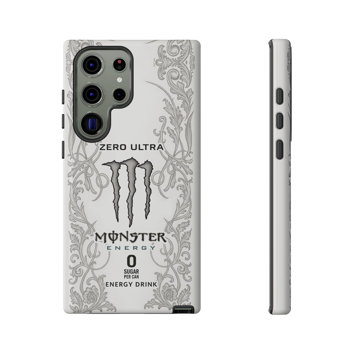 Monster White Ultra Energy Phone Case – For Samsung Galaxy & Google Pixel