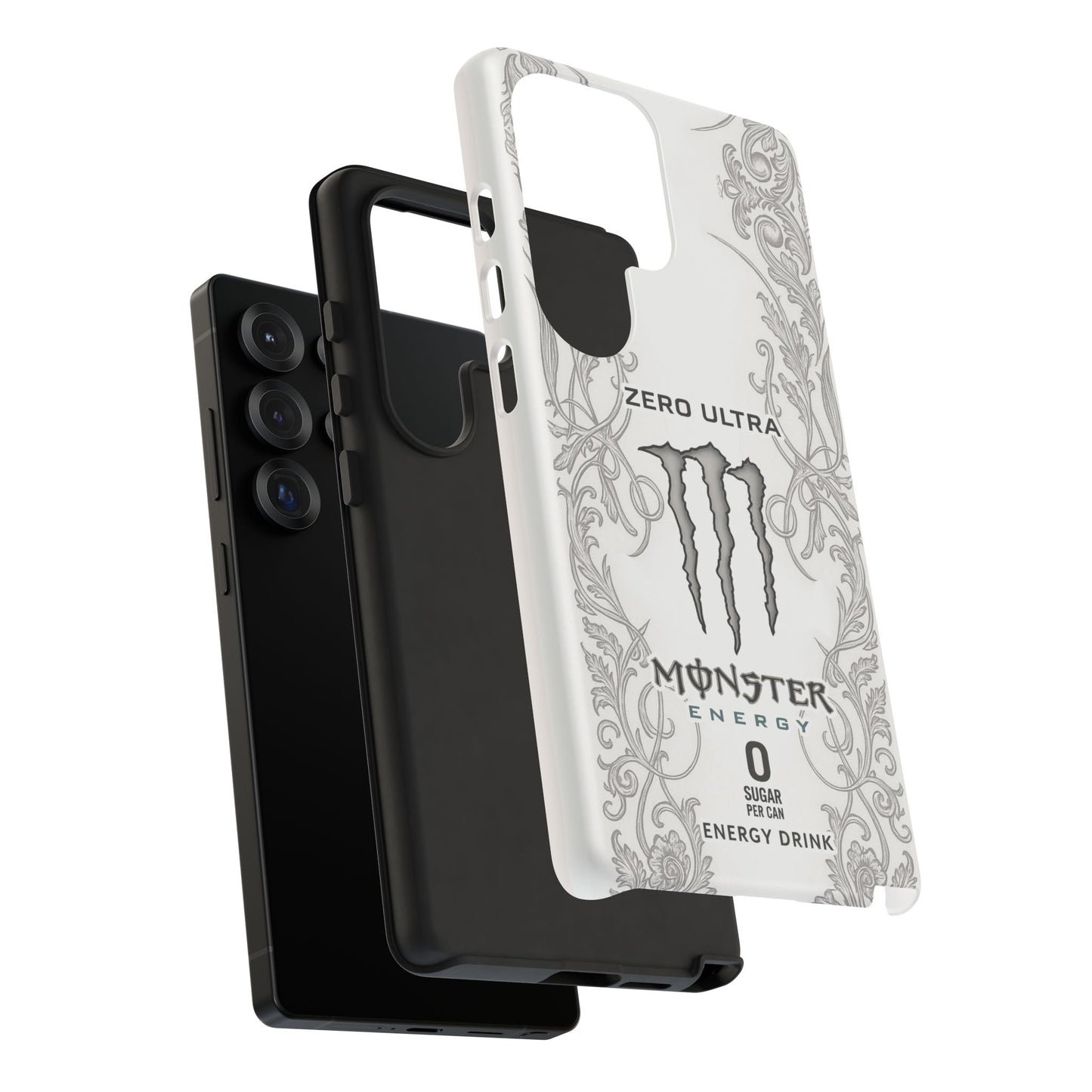 Monster White Ultra Energy Phone Case – For Samsung Galaxy & Google Pixel