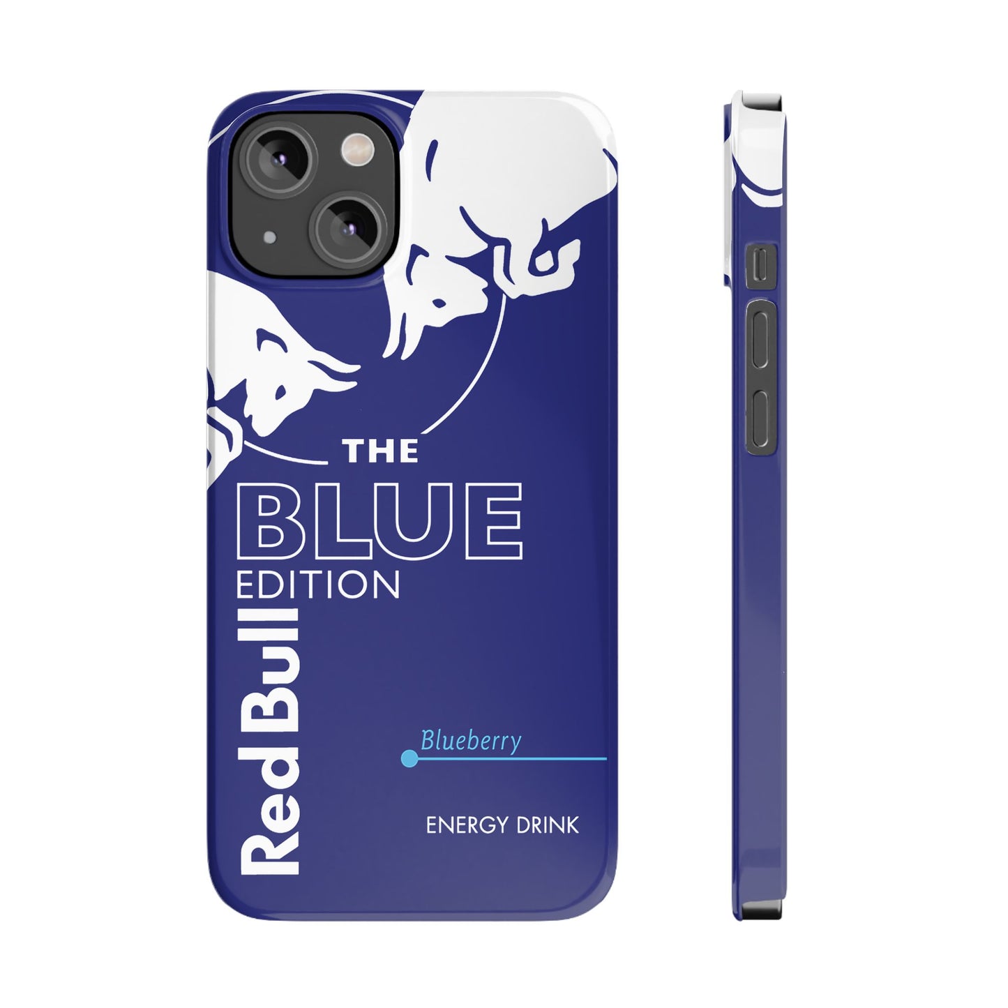 Red Bull Energy Drink iPhone Case - Blue Edition