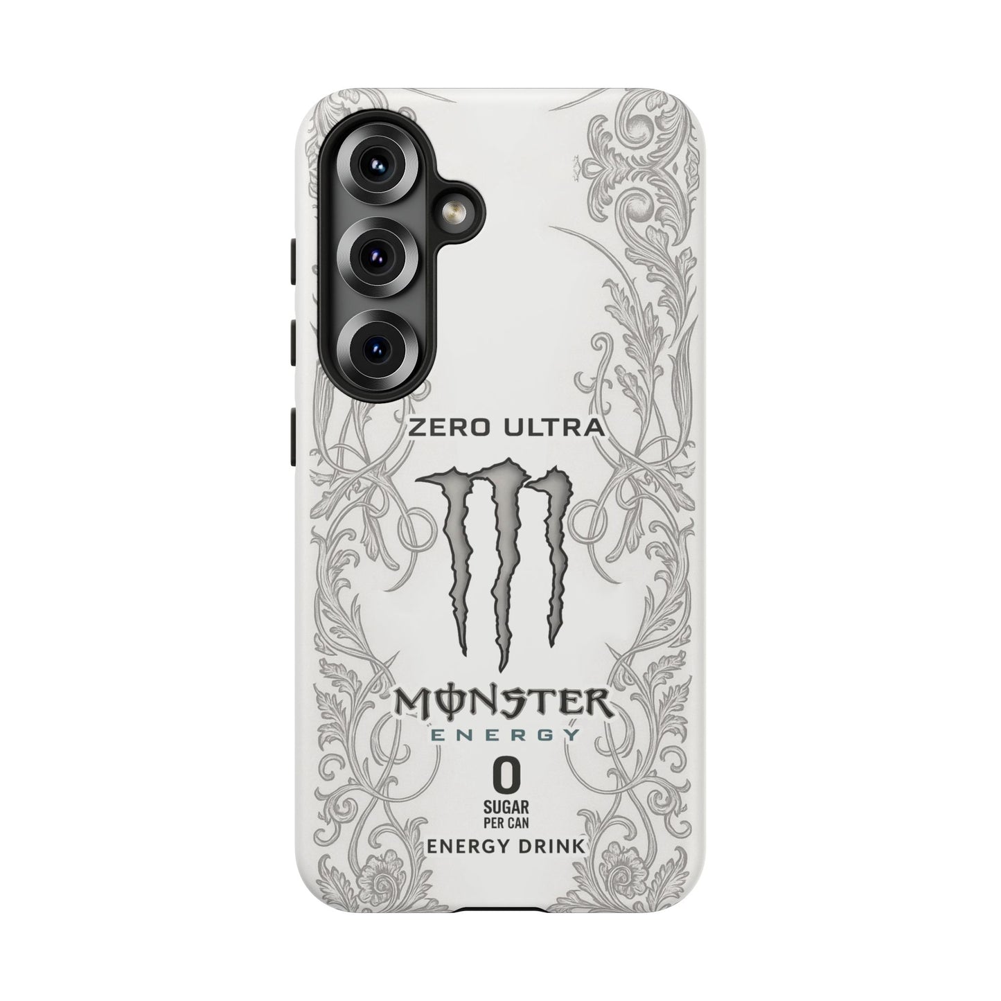 Monster White Ultra Energy Phone Case – For Samsung Galaxy & Google Pixel