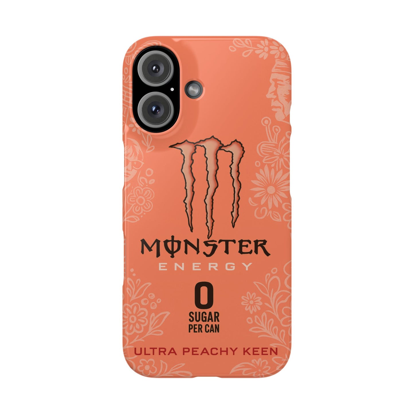 Monster Energy Ultra Peachy Keen iPhone Case - Peach Energy Drink