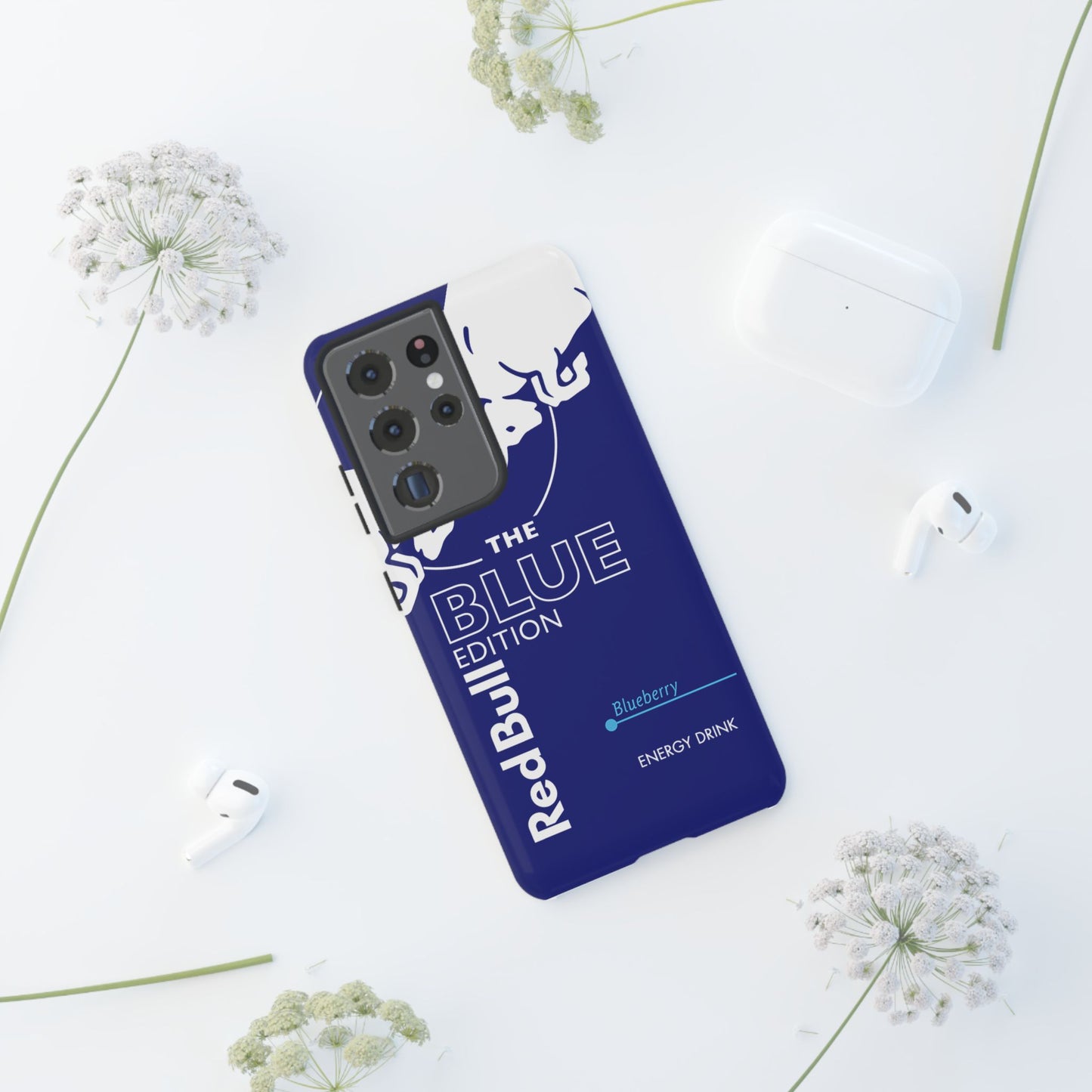 RedBull Blue Edition Blueberry Samsung Phone Cover & Google Pixel Phone Case