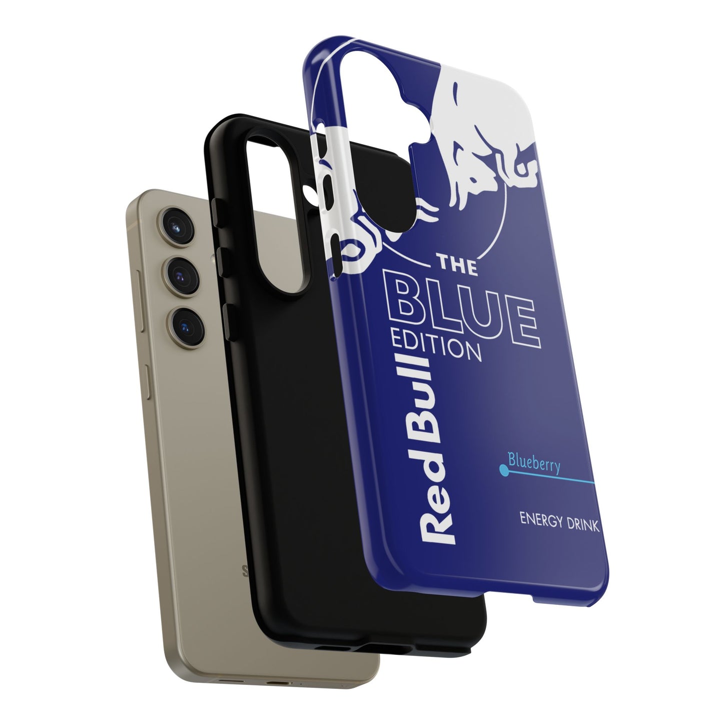 RedBull Blue Edition Blueberry Samsung Phone Cover & Google Pixel Phone Case