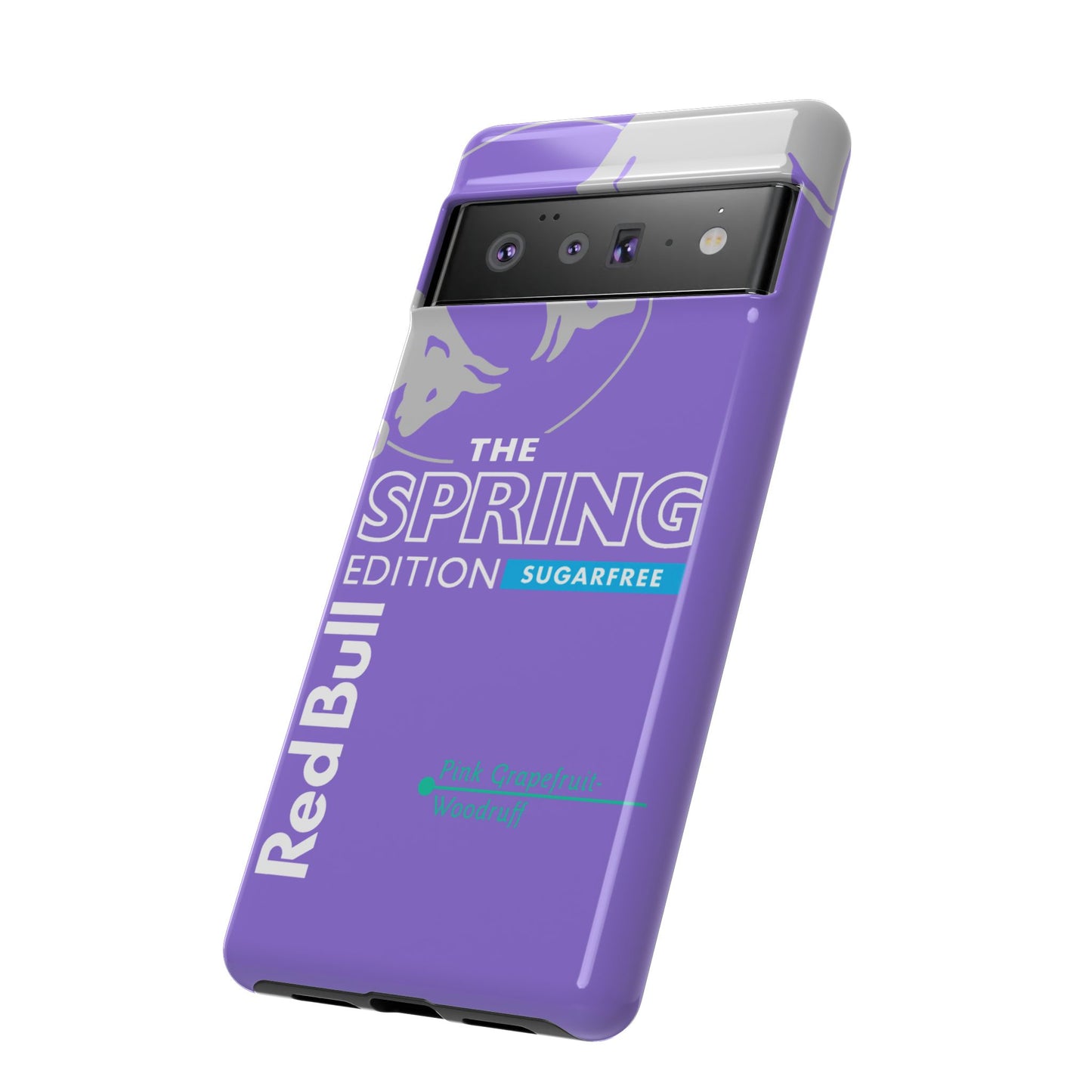 RedBull Purple Phone Case - Pink Grapefruit for Google Pixel and Samsung Cover