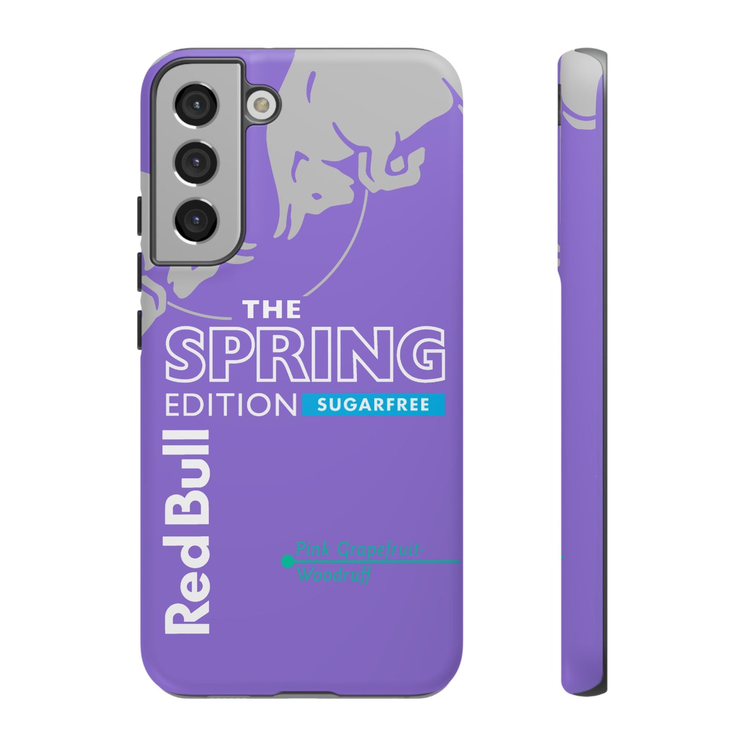 RedBull Purple Phone Case - Pink Grapefruit for Google Pixel and Samsung Cover