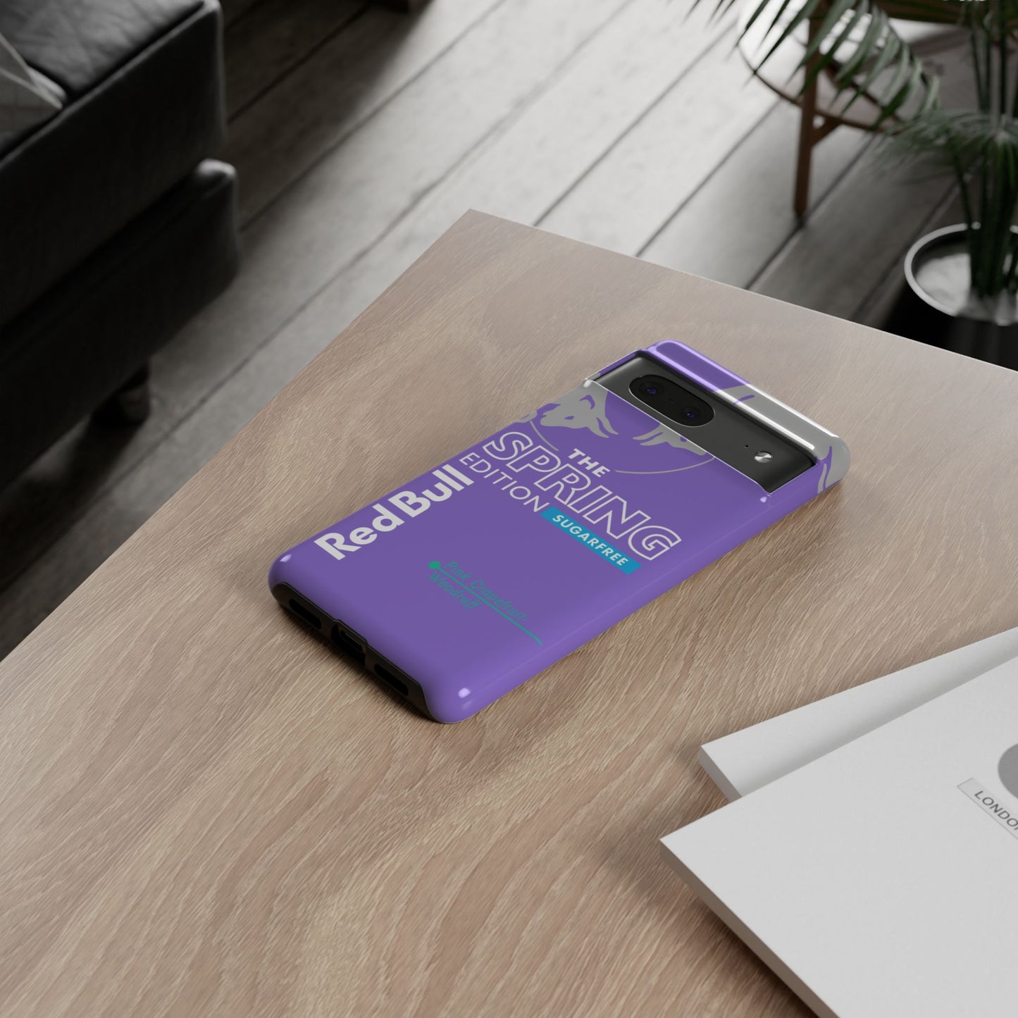 RedBull Purple Phone Case - Pink Grapefruit for Google Pixel and Samsung Cover