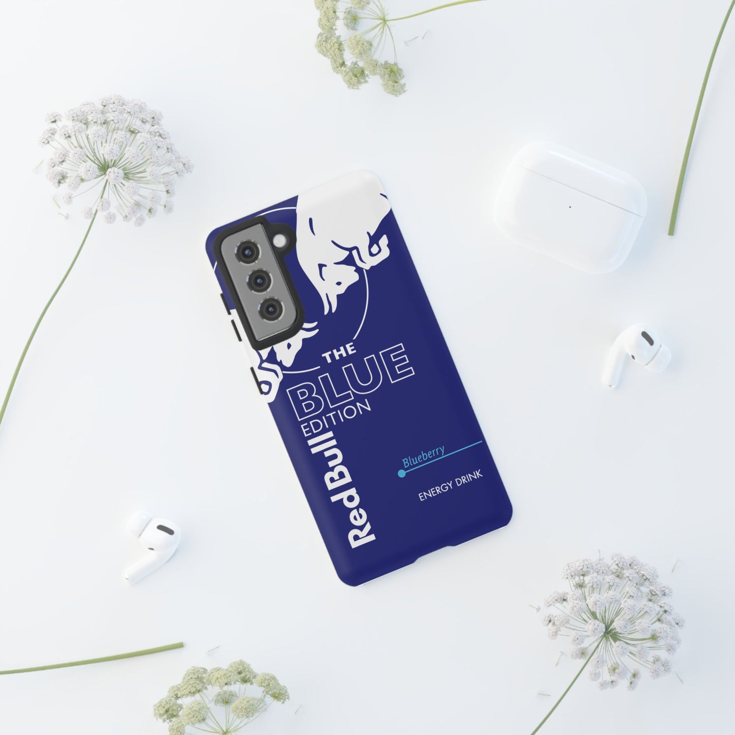 RedBull Blue Edition Blueberry Samsung Phone Cover & Google Pixel Phone Case