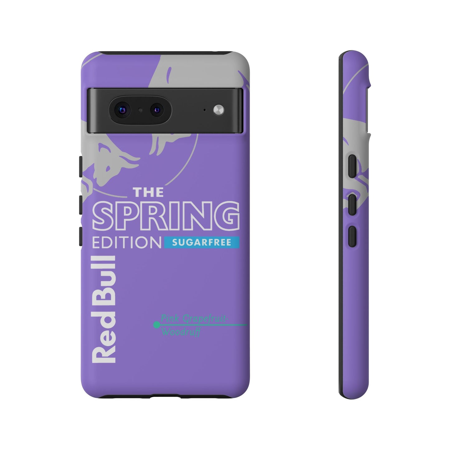 RedBull Purple Phone Case - Pink Grapefruit for Google Pixel and Samsung Cover