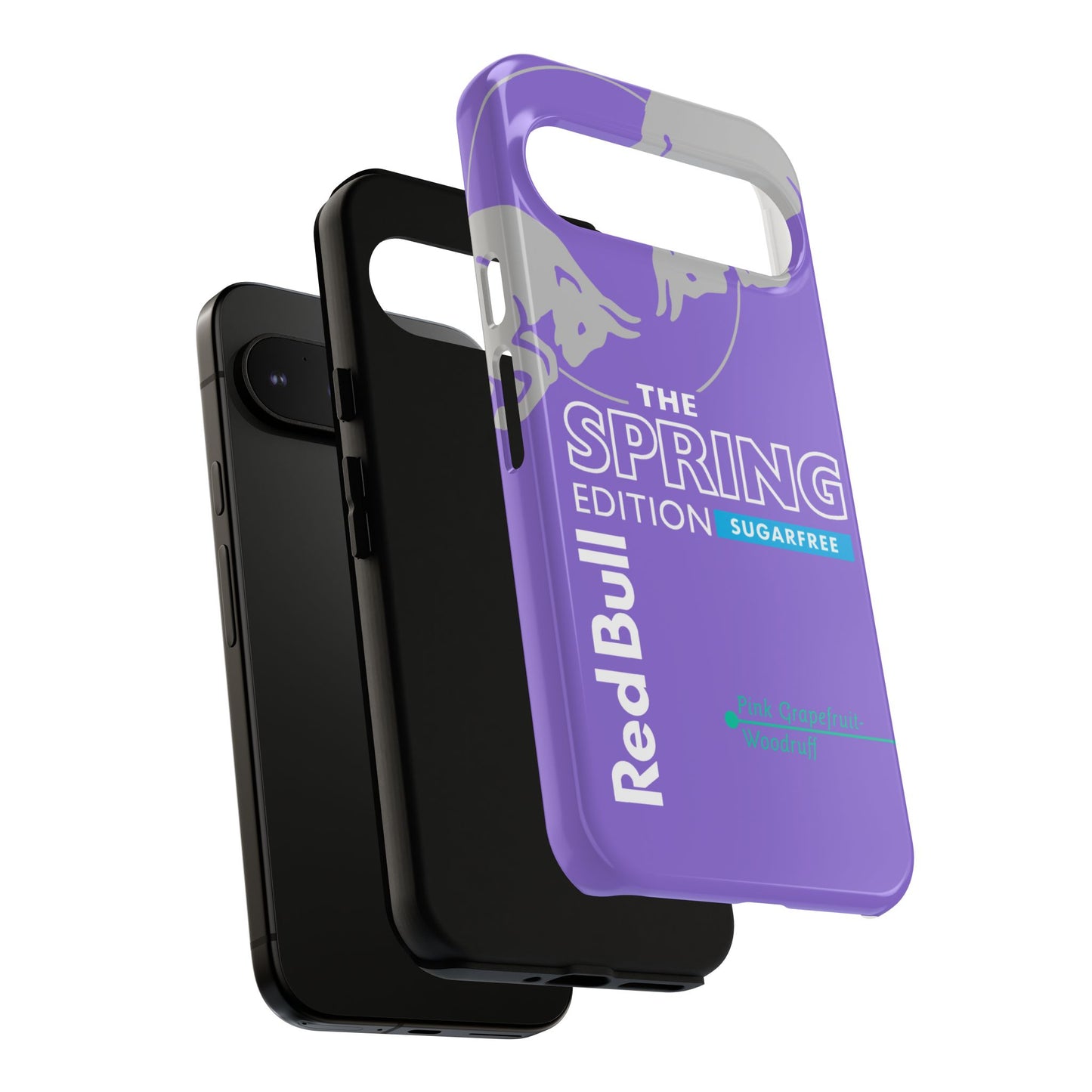 RedBull Purple Phone Case - Pink Grapefruit for Google Pixel and Samsung Cover