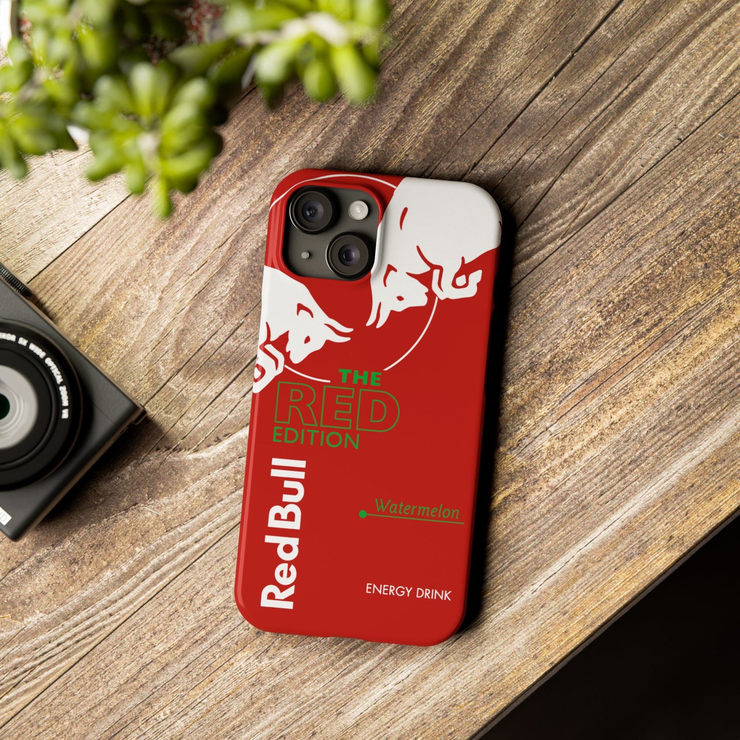 Redbull Energy Drink iPhone Case - Red Watermelon edition