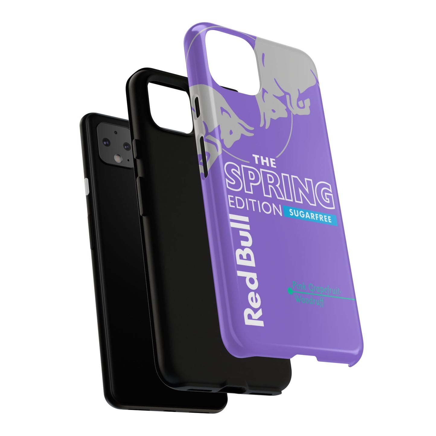 RedBull Purple Phone Case - Pink Grapefruit for Google Pixel and Samsung Cover