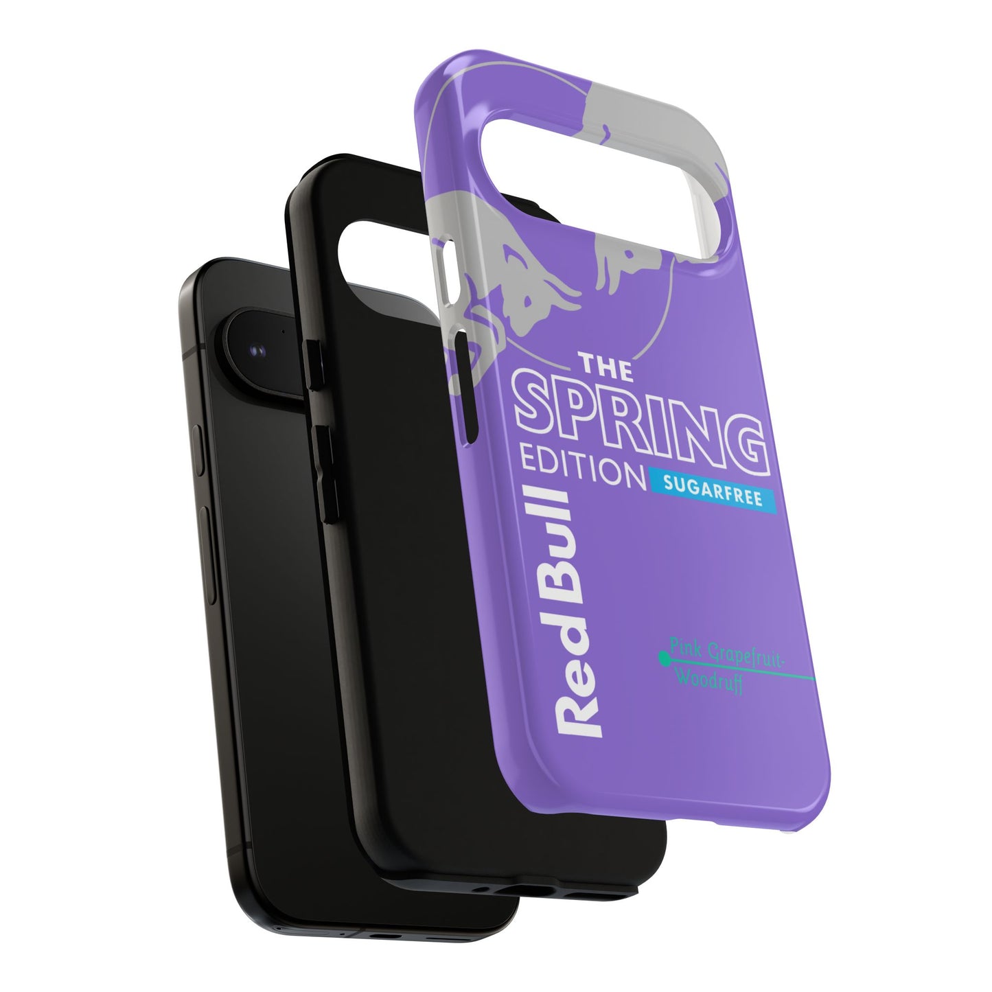 RedBull Purple Phone Case - Pink Grapefruit for Google Pixel and Samsung Cover