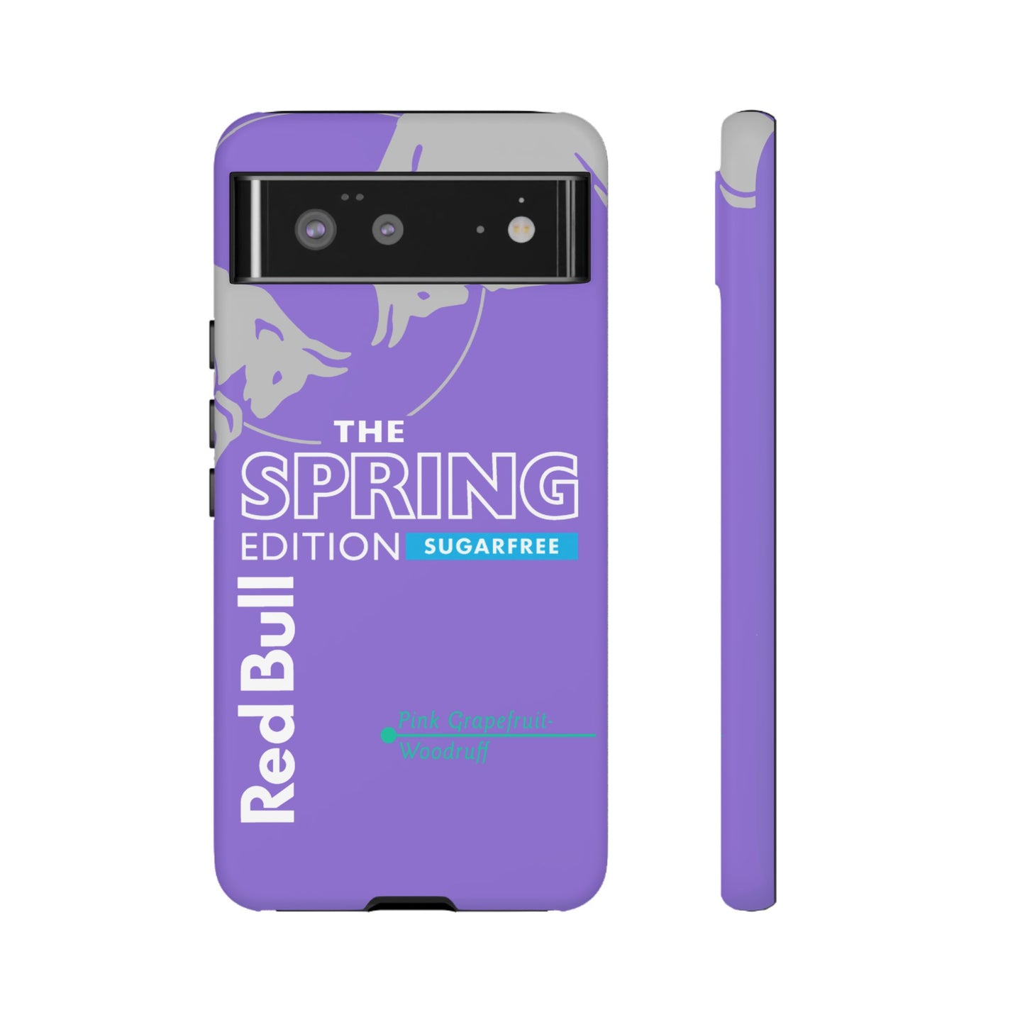 RedBull Purple Phone Case - Pink Grapefruit for Google Pixel and Samsung Cover