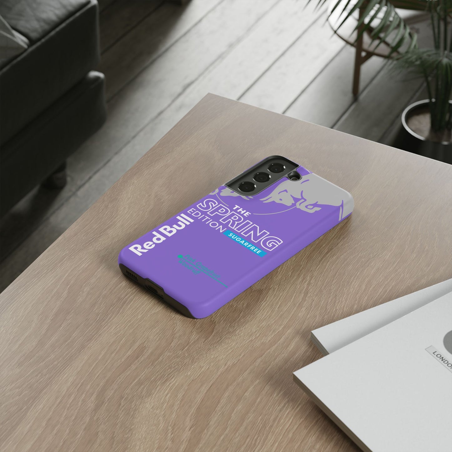 RedBull Purple Phone Case - Pink Grapefruit for Google Pixel and Samsung Cover