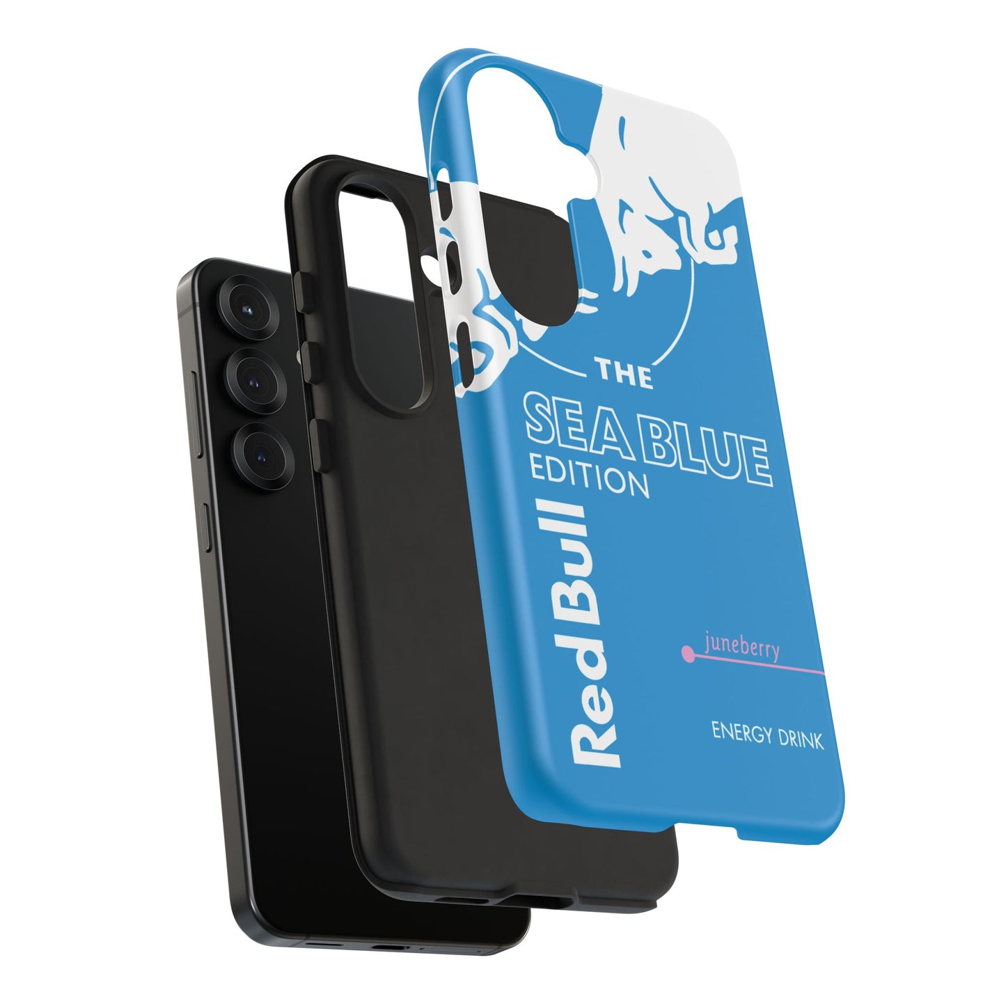 Red Bull Sea Blue Juneberry Edition Samsung Phone Cover & Google Pixel Phone Case