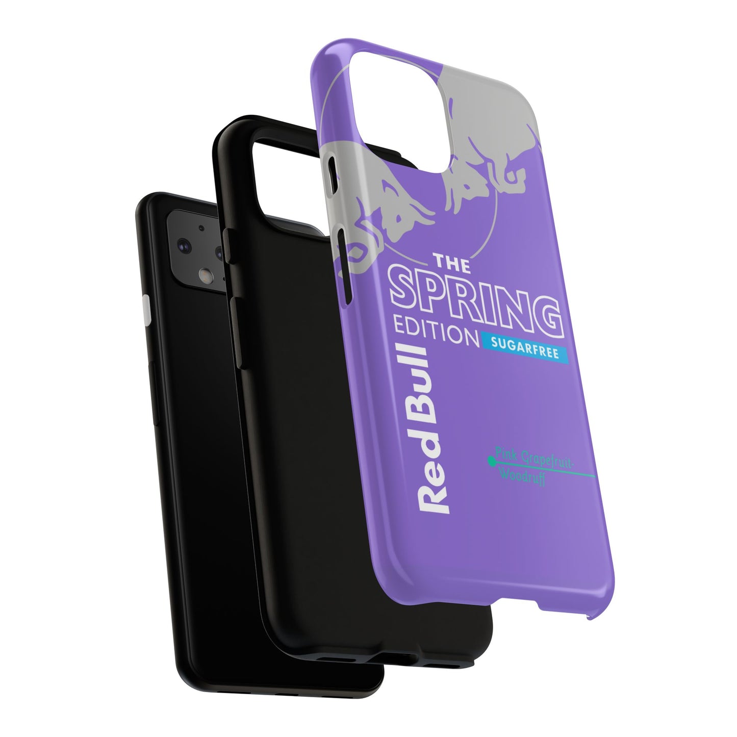 RedBull Purple Phone Case - Pink Grapefruit for Google Pixel and Samsung Cover