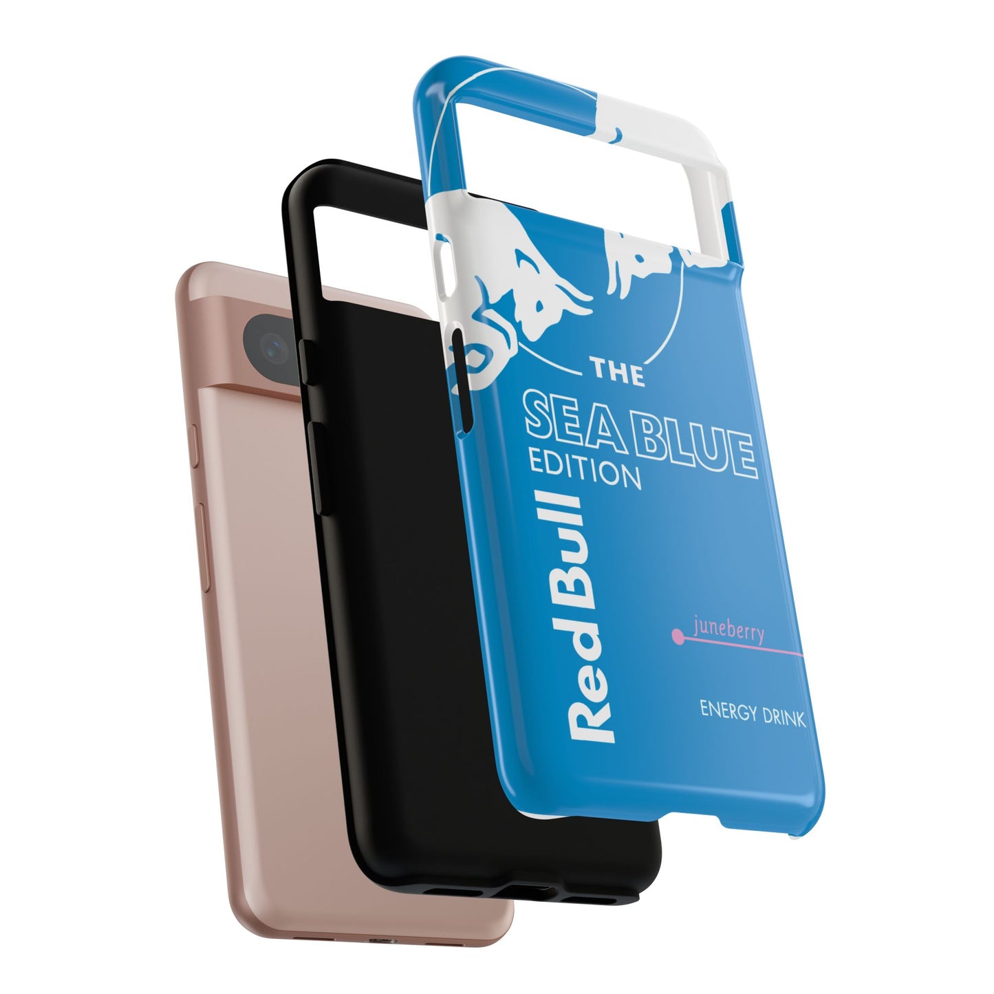 Red Bull Sea Blue Juneberry Edition Samsung Phone Cover & Google Pixel Phone Case