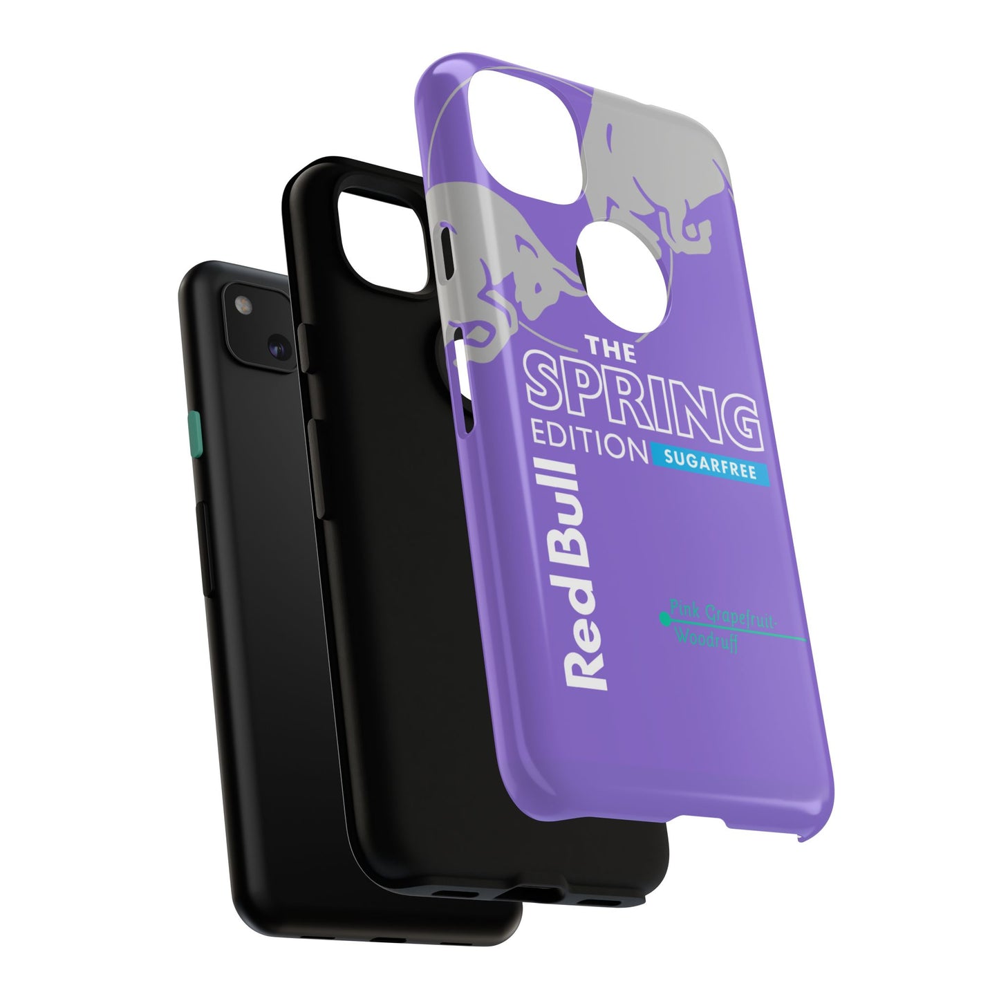 RedBull Purple Phone Case - Pink Grapefruit for Google Pixel and Samsung Cover