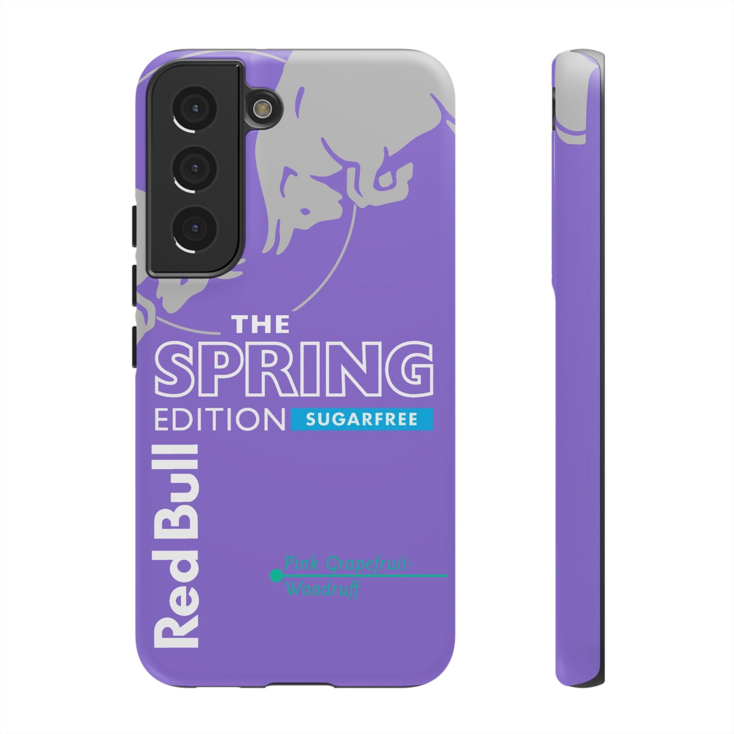 RedBull Purple Phone Case - Pink Grapefruit for Google Pixel and Samsung Cover