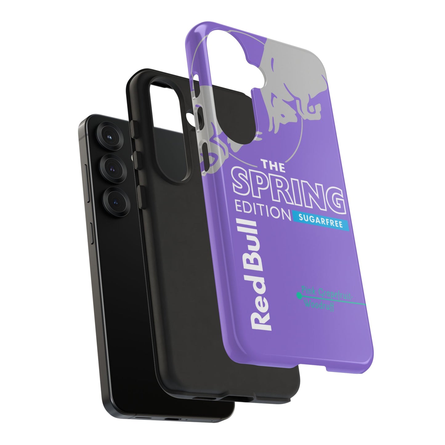 RedBull Purple Phone Case - Pink Grapefruit for Google Pixel and Samsung Cover