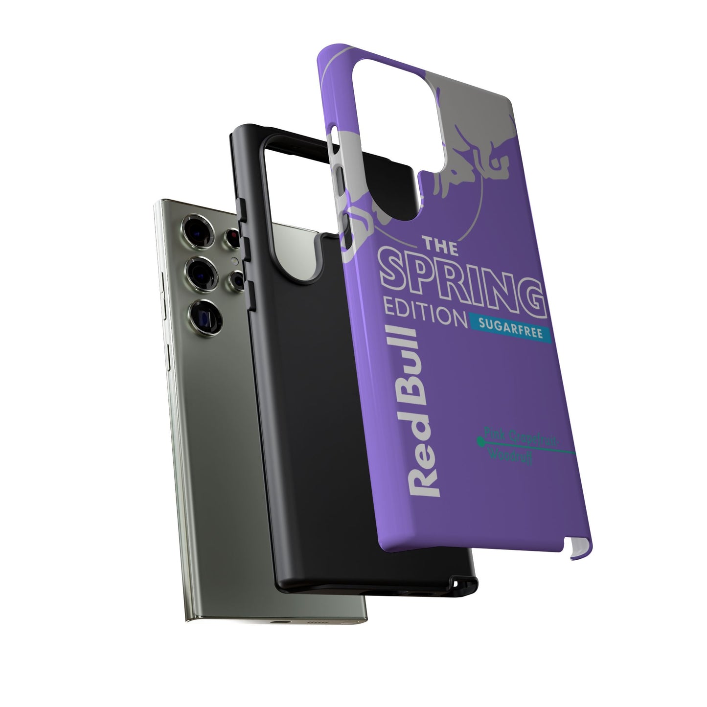 RedBull Purple Phone Case - Pink Grapefruit for Google Pixel and Samsung Cover