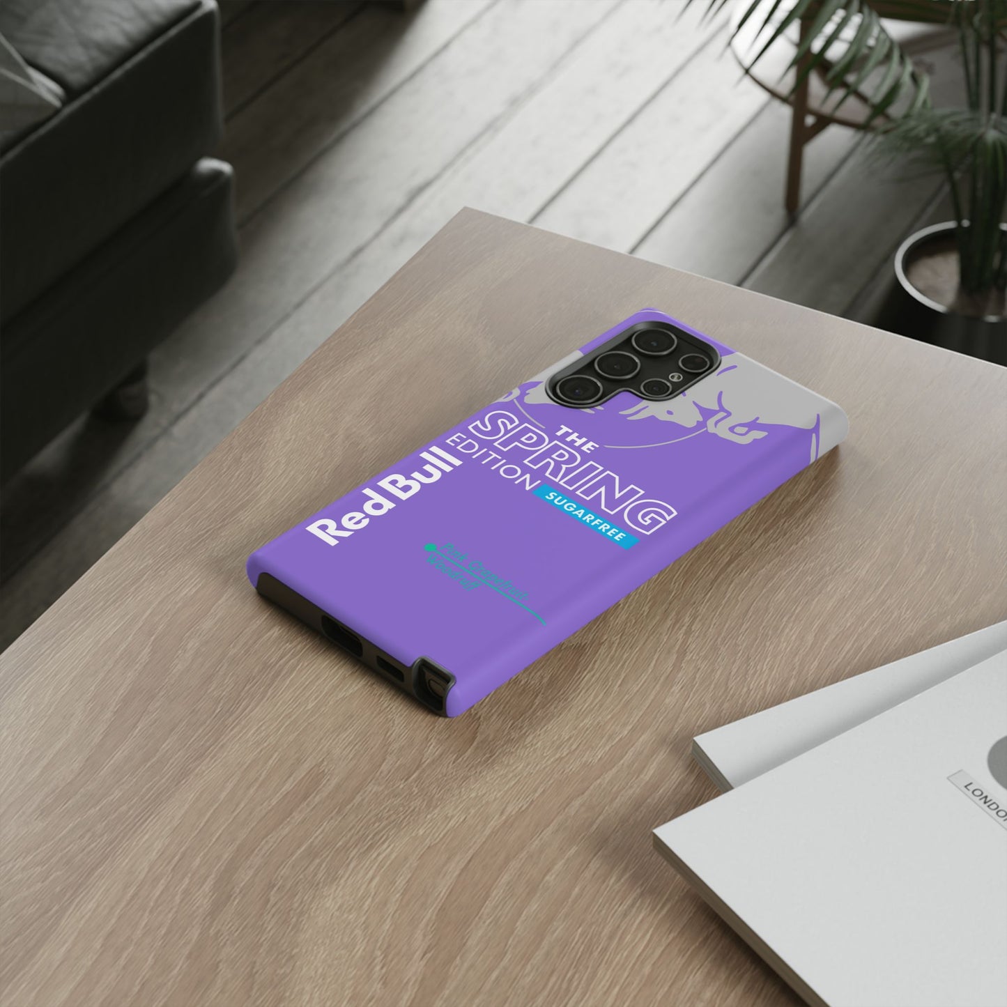 RedBull Purple Phone Case - Pink Grapefruit for Google Pixel and Samsung Cover