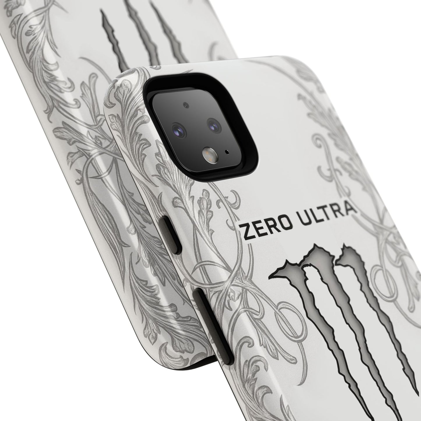 Monster White Ultra Energy Phone Case – For Samsung Galaxy & Google Pixel