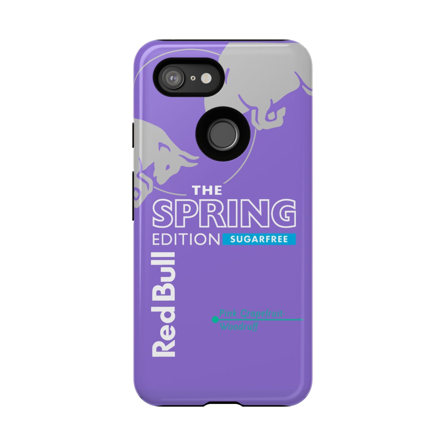 RedBull Purple Phone Case - Pink Grapefruit for Google Pixel and Samsung Cover