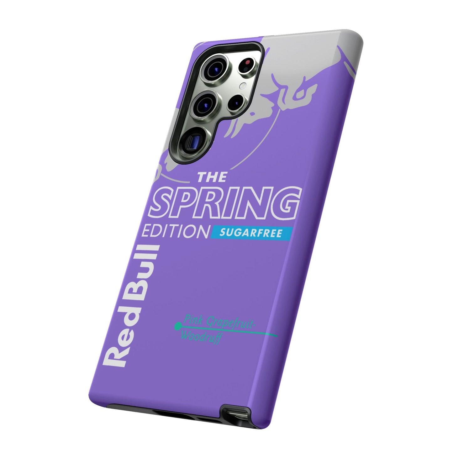 RedBull Purple Phone Case - Pink Grapefruit for Google Pixel and Samsung Cover