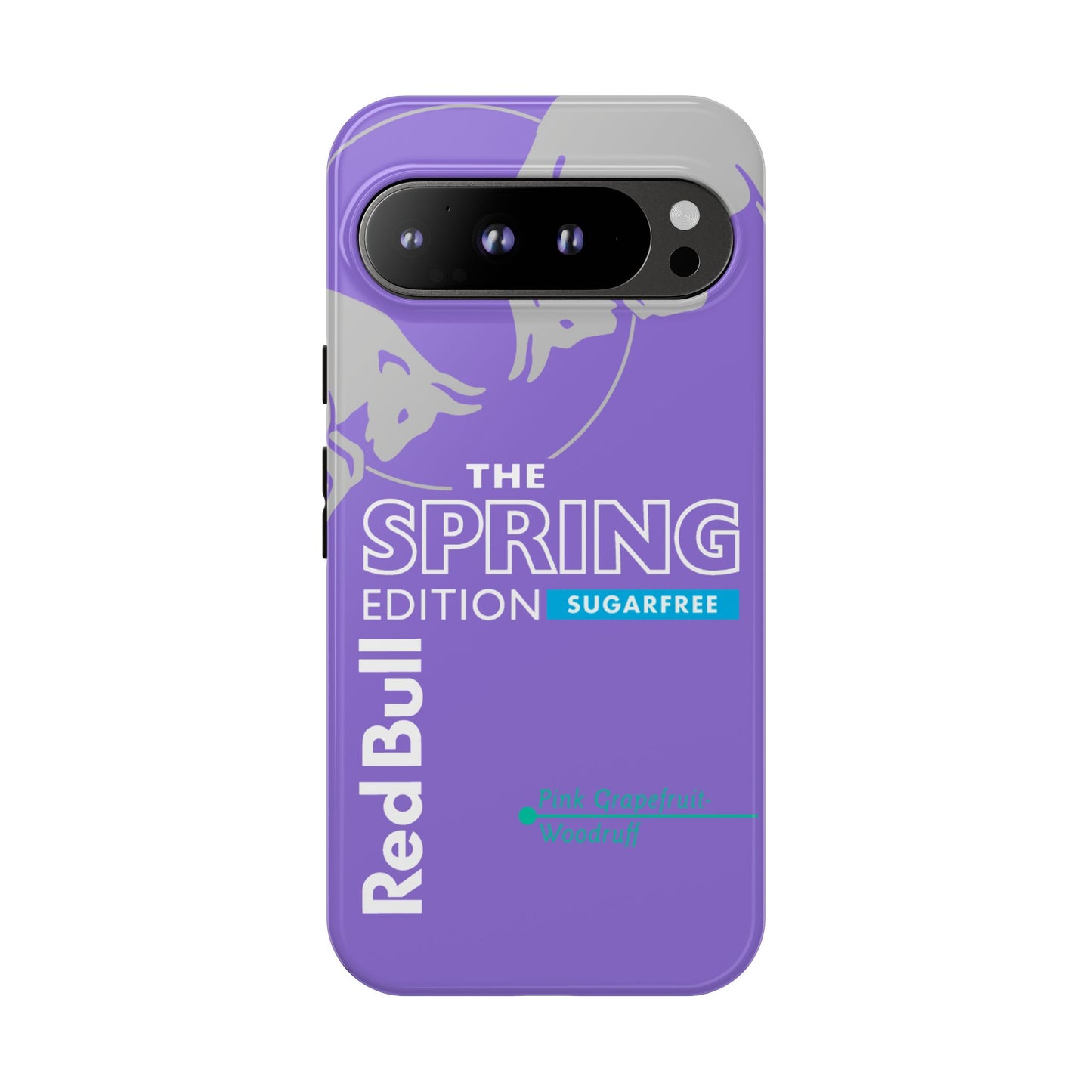 RedBull Purple Phone Case - Pink Grapefruit for Google Pixel and Samsung Cover