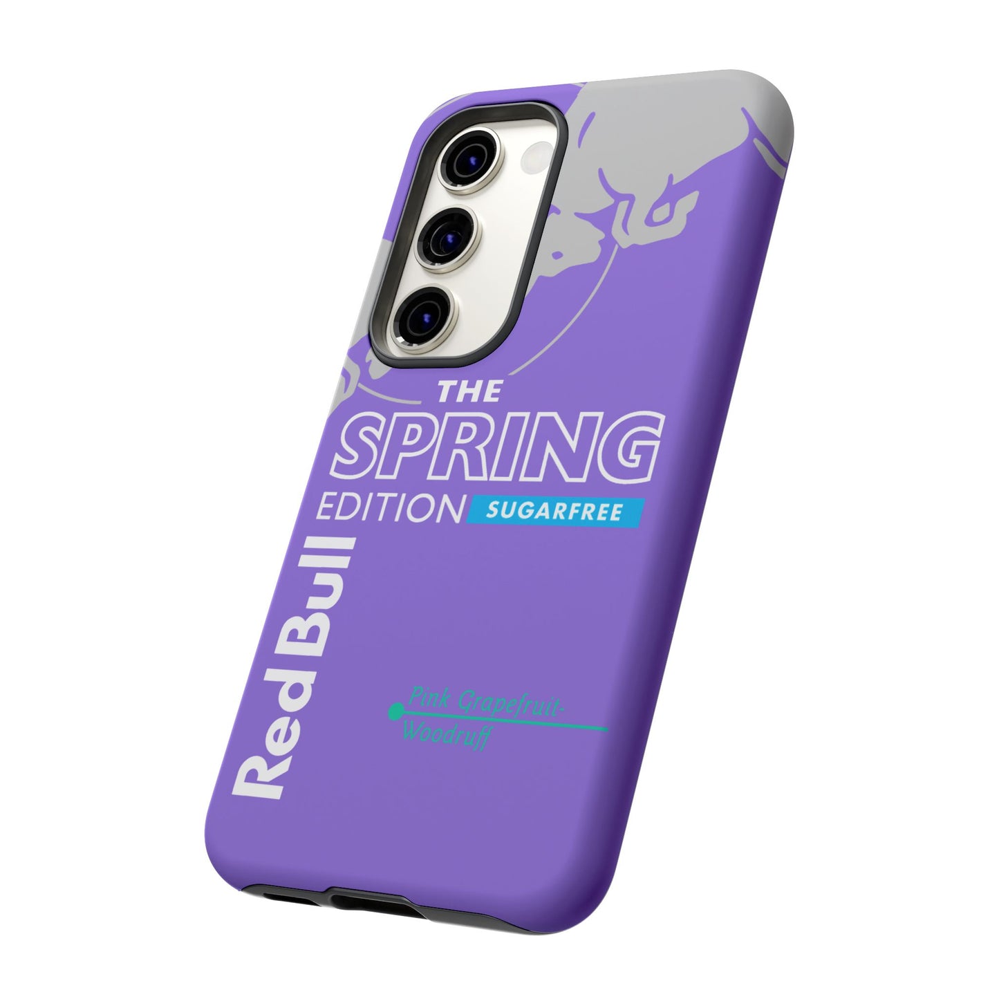RedBull Purple Phone Case - Pink Grapefruit for Google Pixel and Samsung Cover