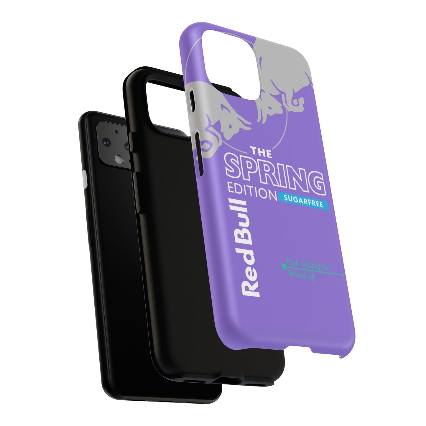 RedBull Purple Phone Case - Pink Grapefruit for Google Pixel and Samsung Cover