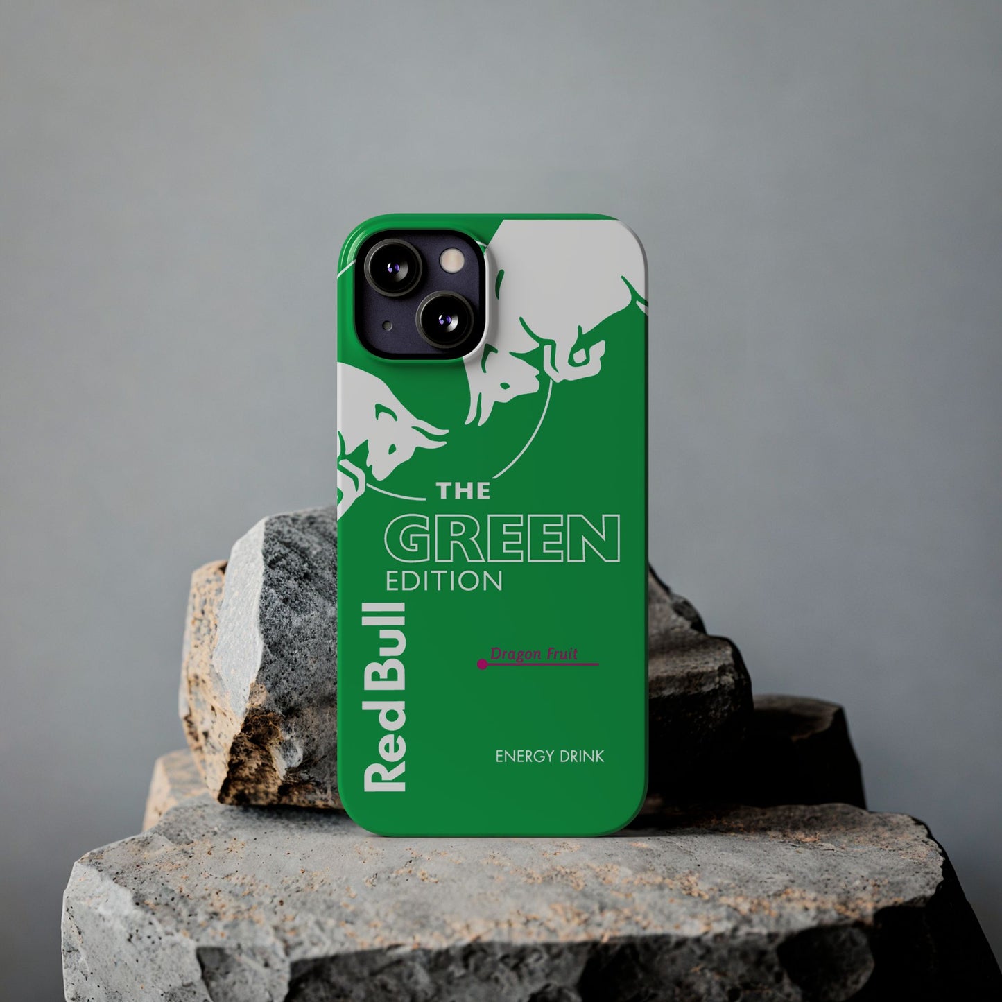 Red Bull Energy Drink iPhone Case Green Dragon Fruit Edition