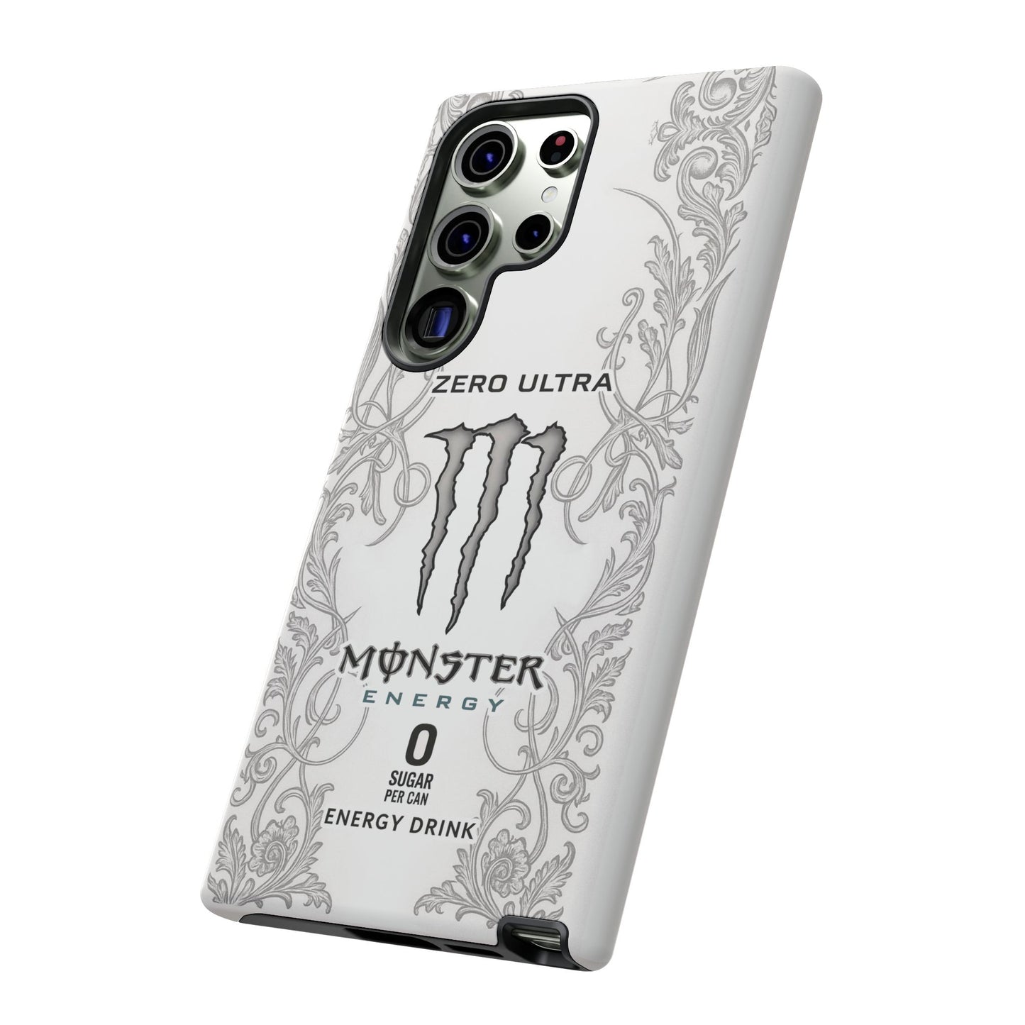 Monster White Ultra Energy Phone Case – For Samsung Galaxy & Google Pixel