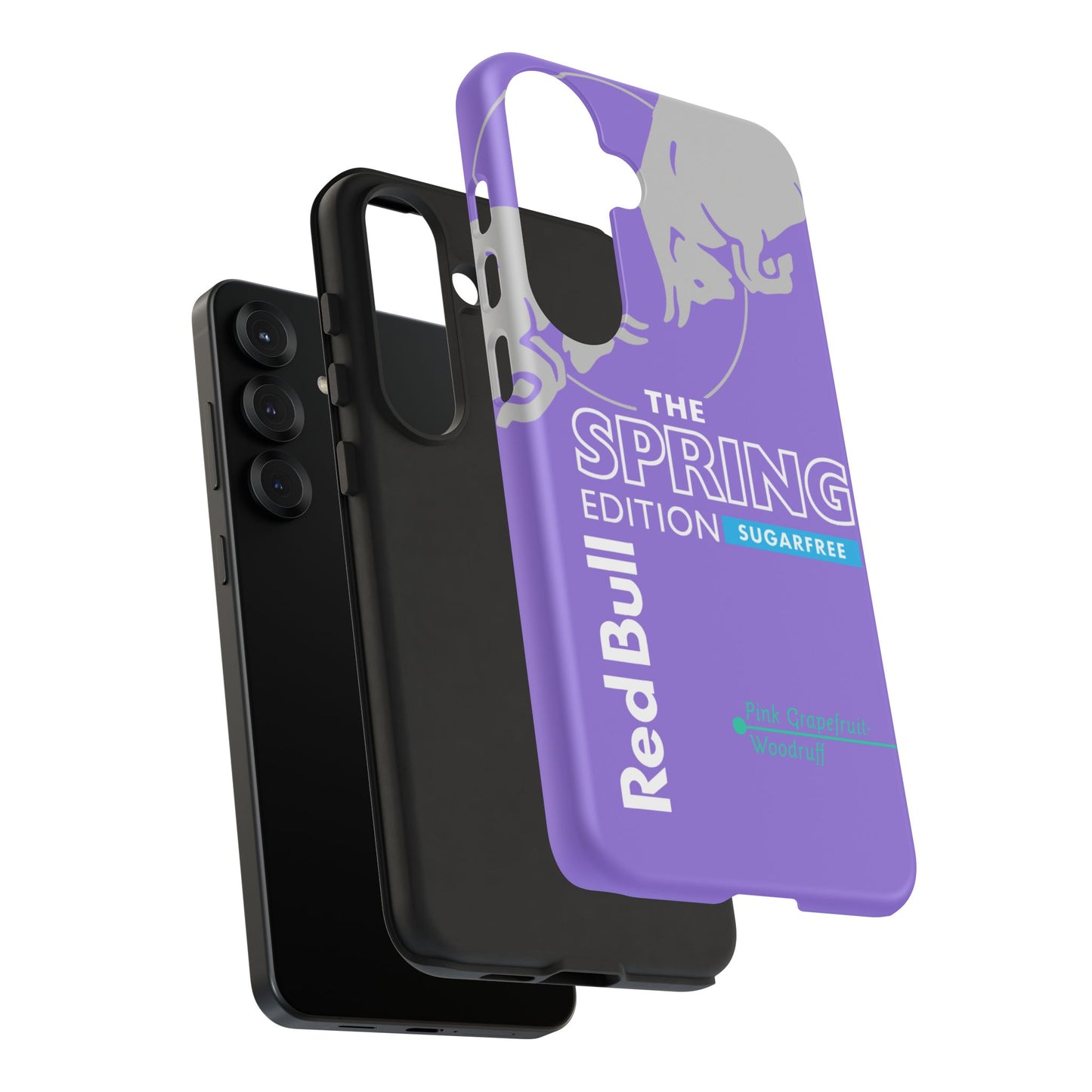 RedBull Purple Phone Case - Pink Grapefruit for Google Pixel and Samsung Cover