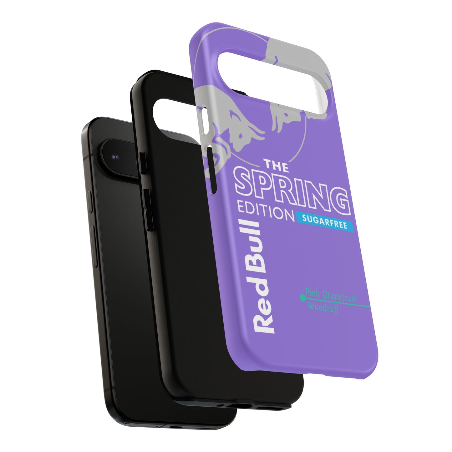 RedBull Purple Phone Case - Pink Grapefruit for Google Pixel and Samsung Cover